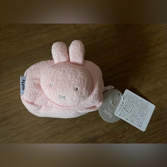 miffy Handbags - Only 2 LEFT! MIFFY-Imported (NWT) Small Soft Zipped PINK Character Pouch